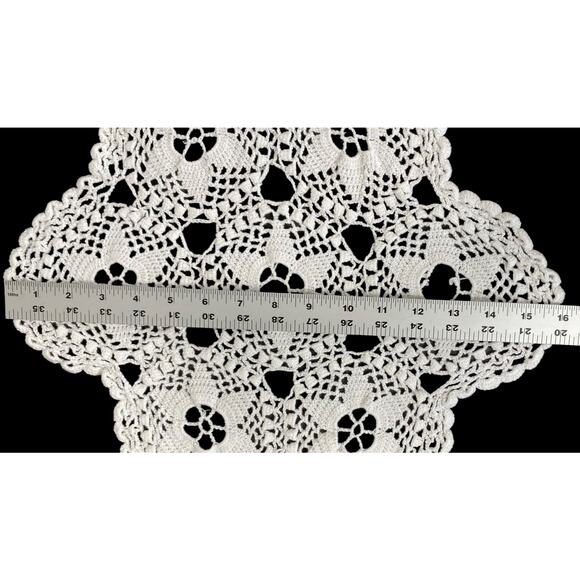 Vintage Crocheted Doilies Lot of 3 - Picture 3 of 6